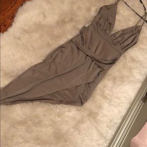 Boohoo V Plunge Dress
